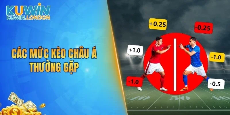 Các mức kèo châu Á thường gặp
